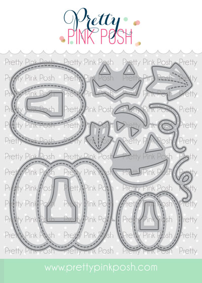 Pretty Pink Posh - Stitched Pumpkins Dies