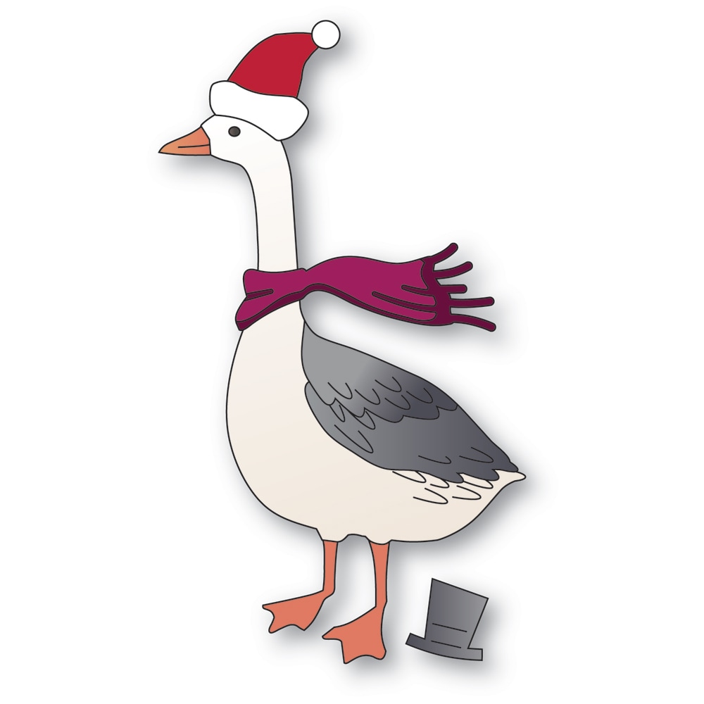 **NEW* - Memory Box - Bundled Up Goose craft die