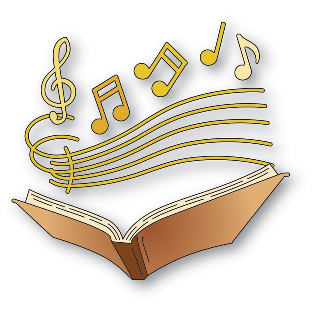 Memory Box - Musical Songbook craft die