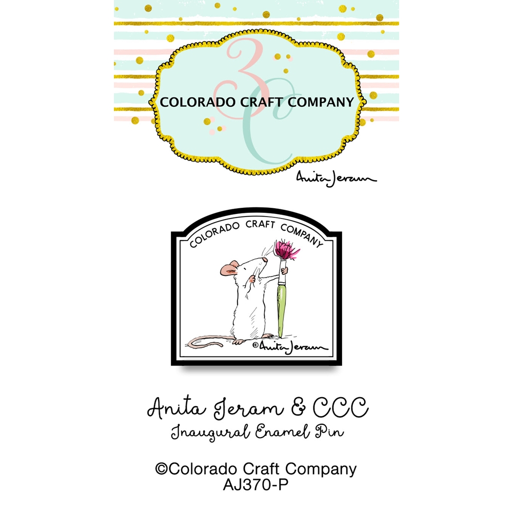 Colorado Craft Company - Anita Jeram~CCC AJ Enamel Pin