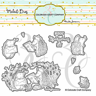 Colorado Craft Company -  Anita Jeram~Hedgehog Day Dies