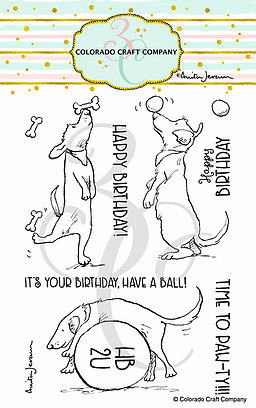 Colorado Craft Company -  Anita Jeram~Watch This! 4 x 6 Clear Stamps