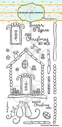 CCC - Gingerbread House STAMP (sb1)