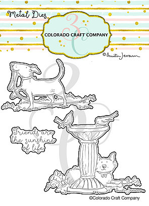 Colorado Craft Company - Anita Jeram~Birdbath Friends Dies