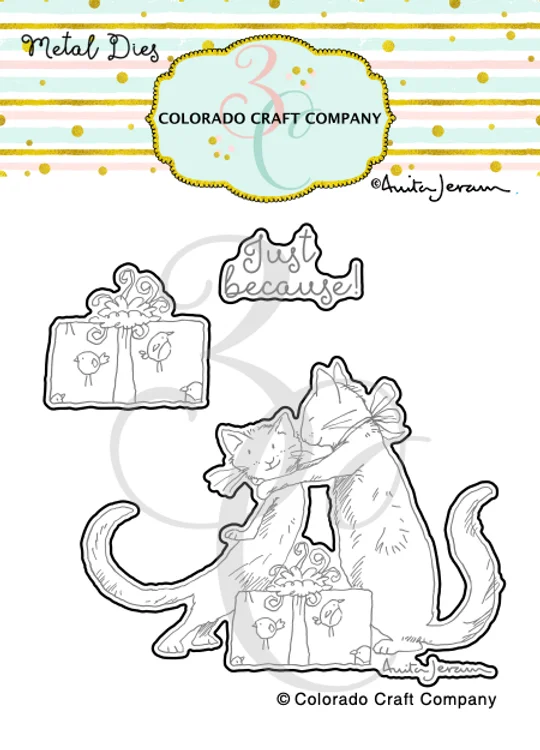 Colorado Craft Company - Anita Jeram~Whisker Kisses Dies