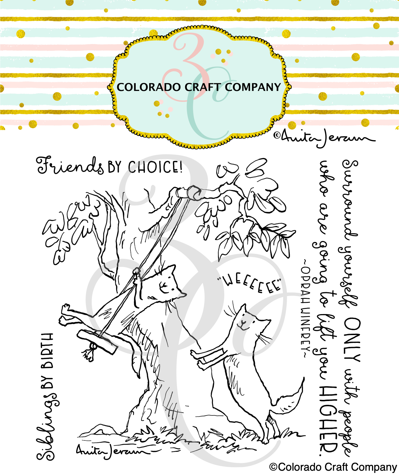 Colorado Craft Company -  Anita Jeram~Lift You Higher Cats