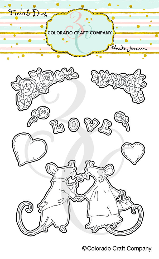 Colorado Craft Company -  Anita Jeram~Newlywed Mice Dies