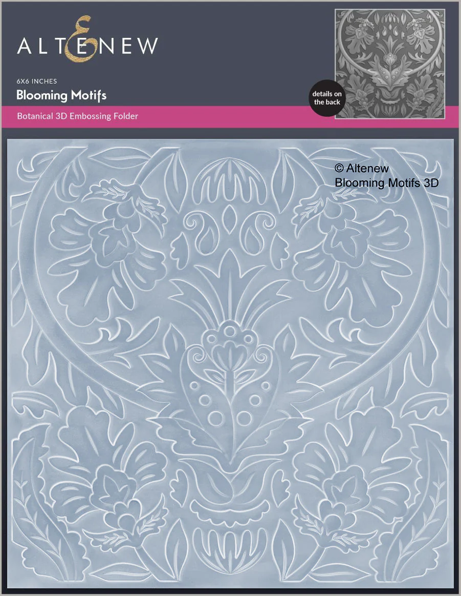 Altenew - Blooming Motifs 3D Embossing Folder