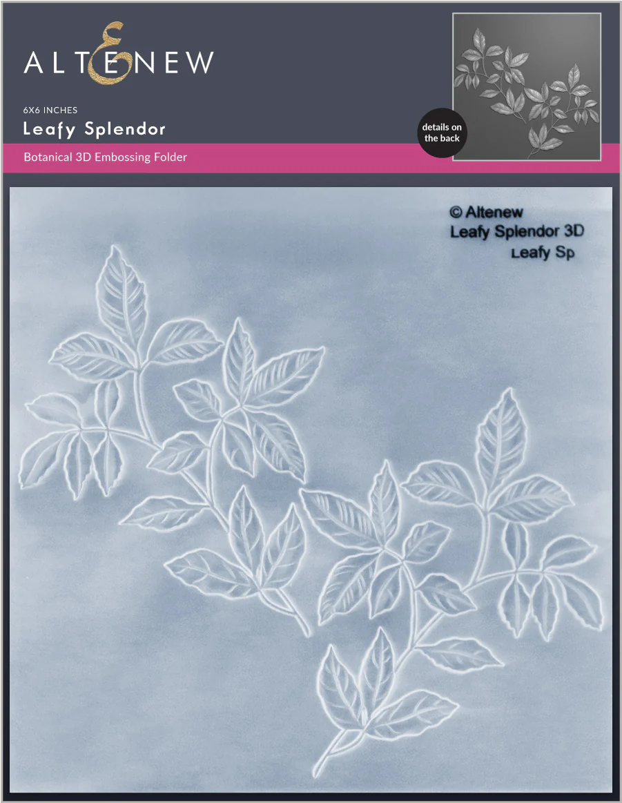 Altenew - Leafy Splendor 3D Embossing Folder
