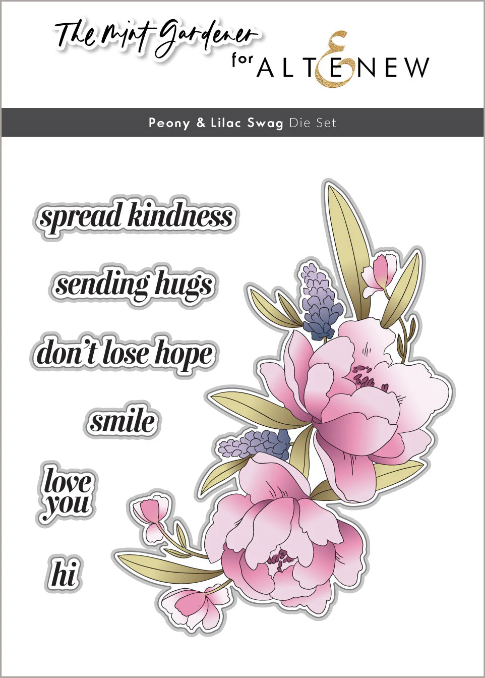 Altenew - Peony & Lilac Swag Die Set