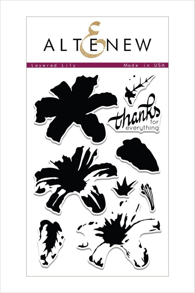 Altenew - Layered Lily Stamp Set