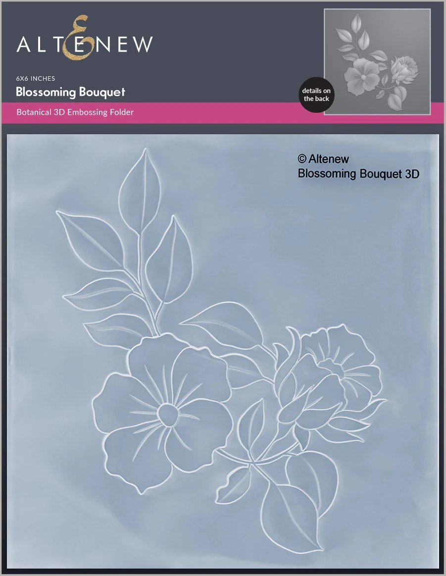 Altenew - Blossoming Bouquet 3D Embossing Folder