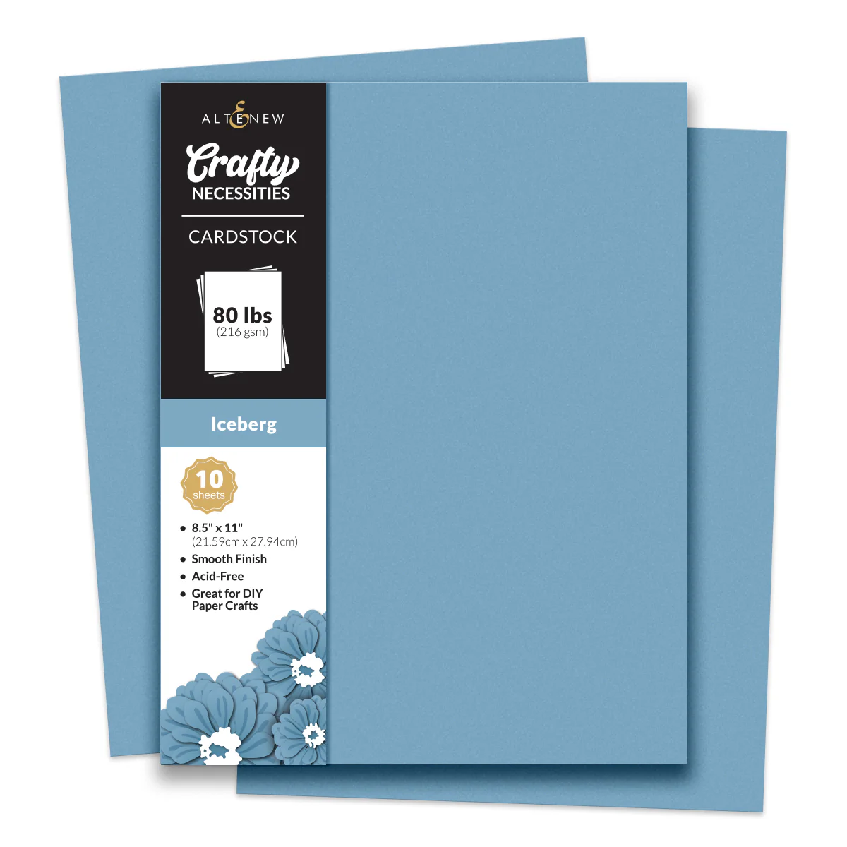 Altenew - Crafty Necessities: Iceberg Cardstock (10 sheets/set)