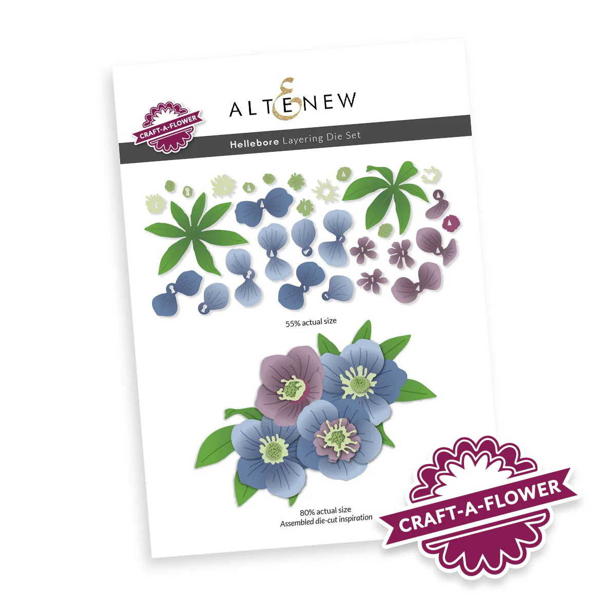 Altenew - Craft-A-Flower: Hellebore Layering Die Set