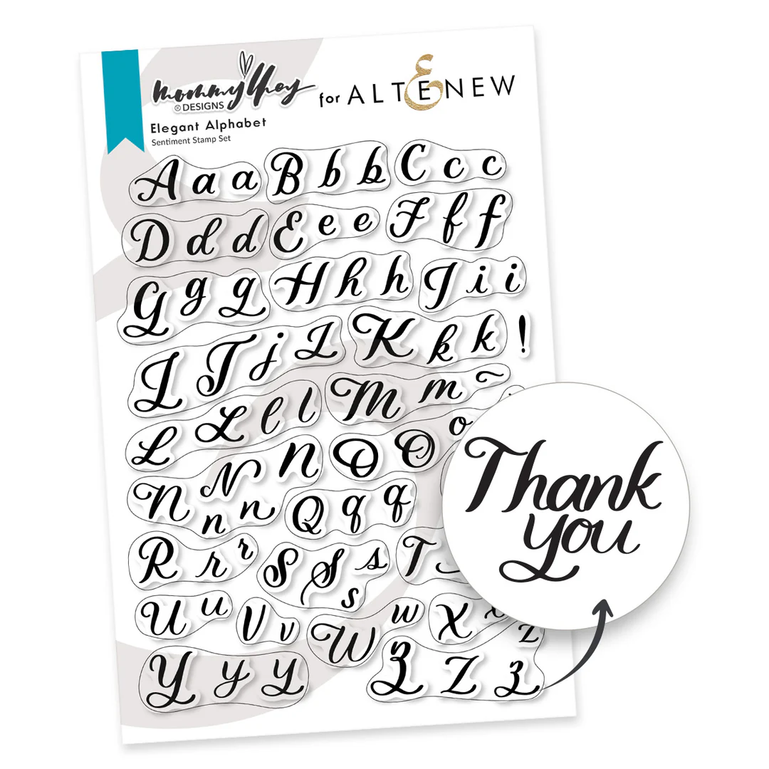 **NEW* - Altenew - Elegant Alphabet Stamp Set
