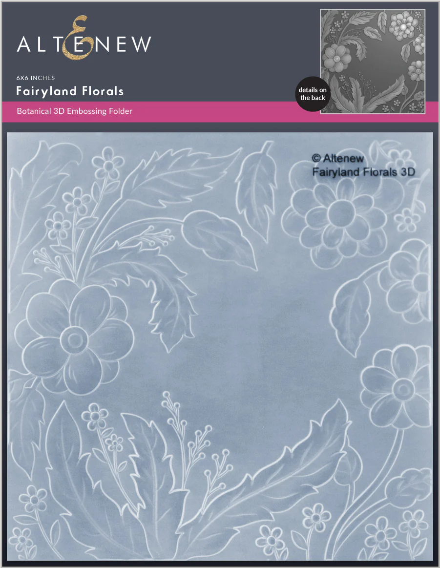 Altenew - Fairyland Florals 3D Embossing Folder