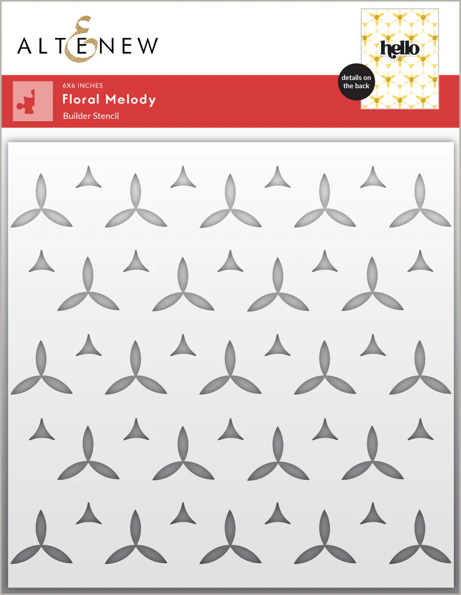 Altenew - Floral Melody Builder Stencil