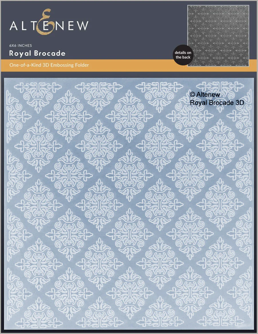 Altenew - Royal Brocade 3D Embossing Folder