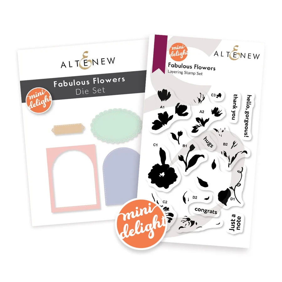 Altenew - Mini Delight: Fabulous Flowers Stamp & Die Set