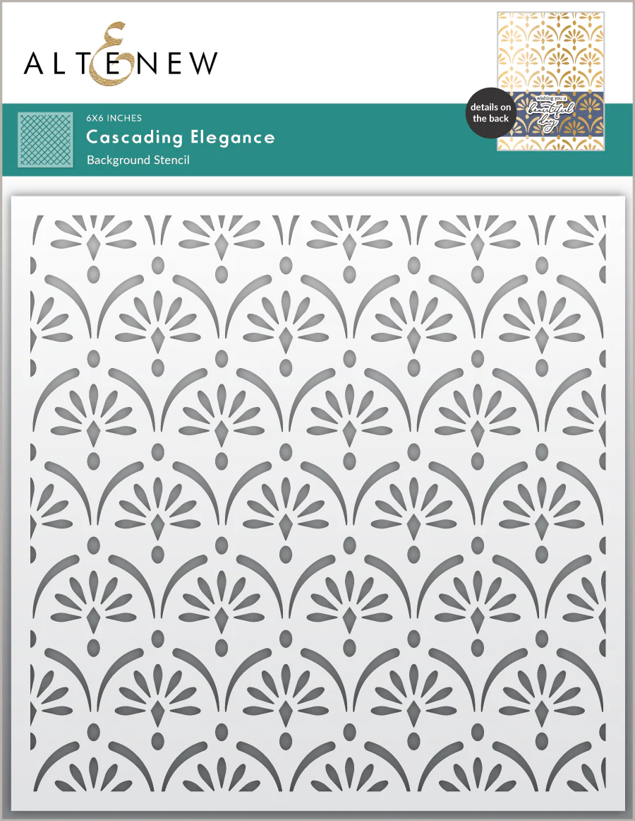 **NEW* - Altenew - Cascading Elegance Stencil