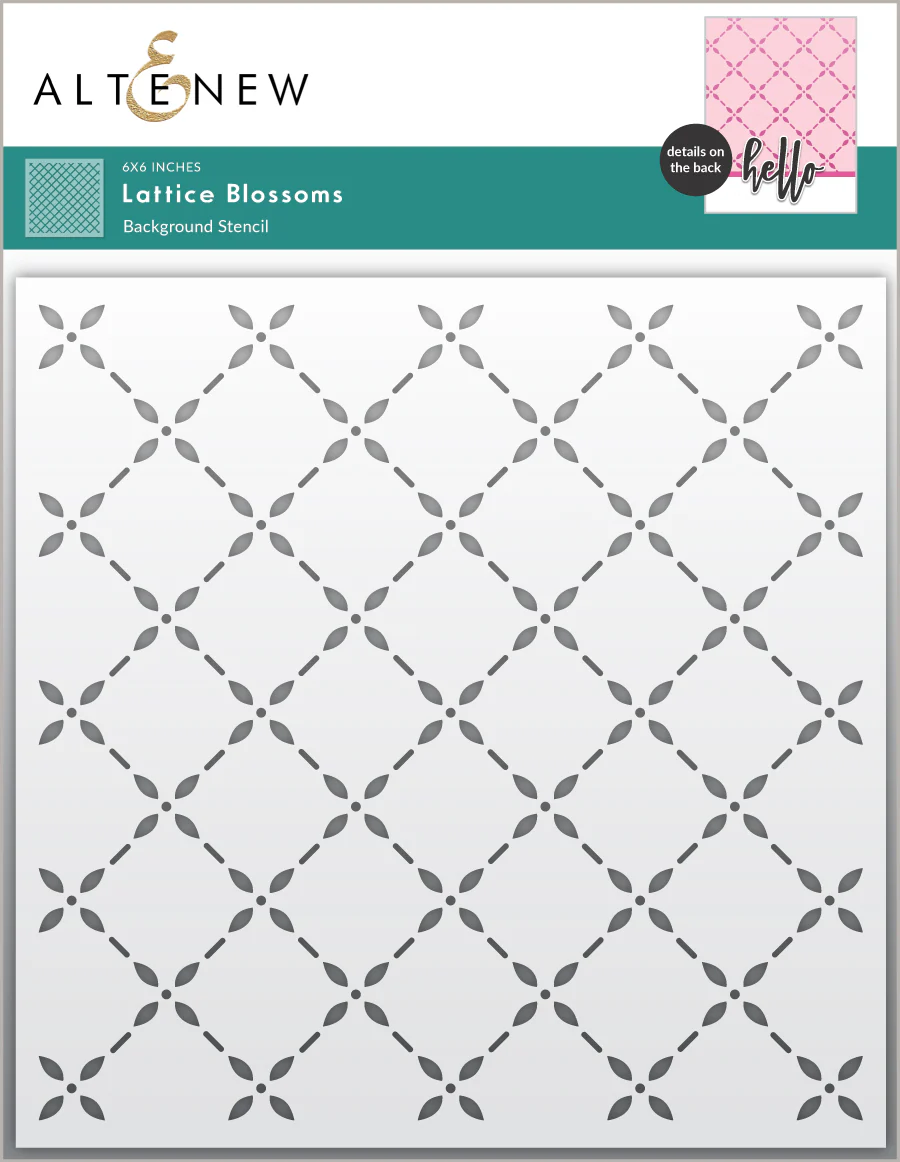 Altenew - Lattice Blossoms Stencil