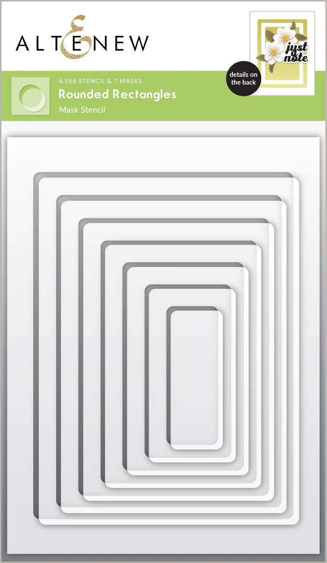 Altenew - Rounded Rectangles Masks Stencil