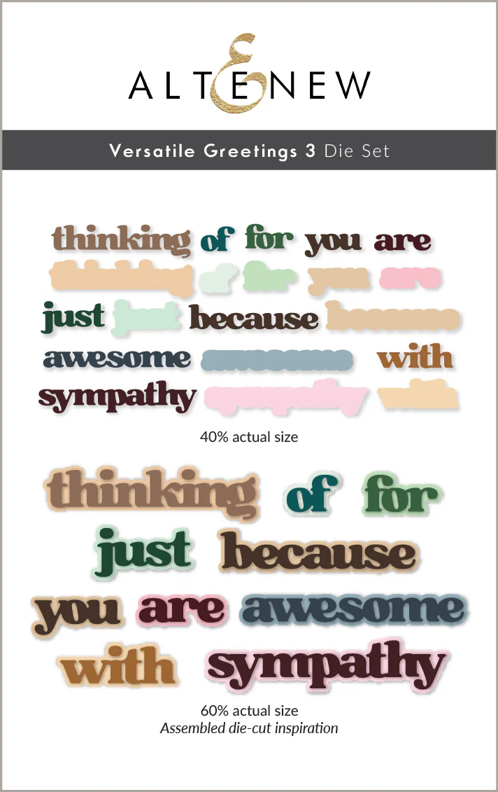 Altenew - Versatile Greetings 3 Comfort Edition - Die Set