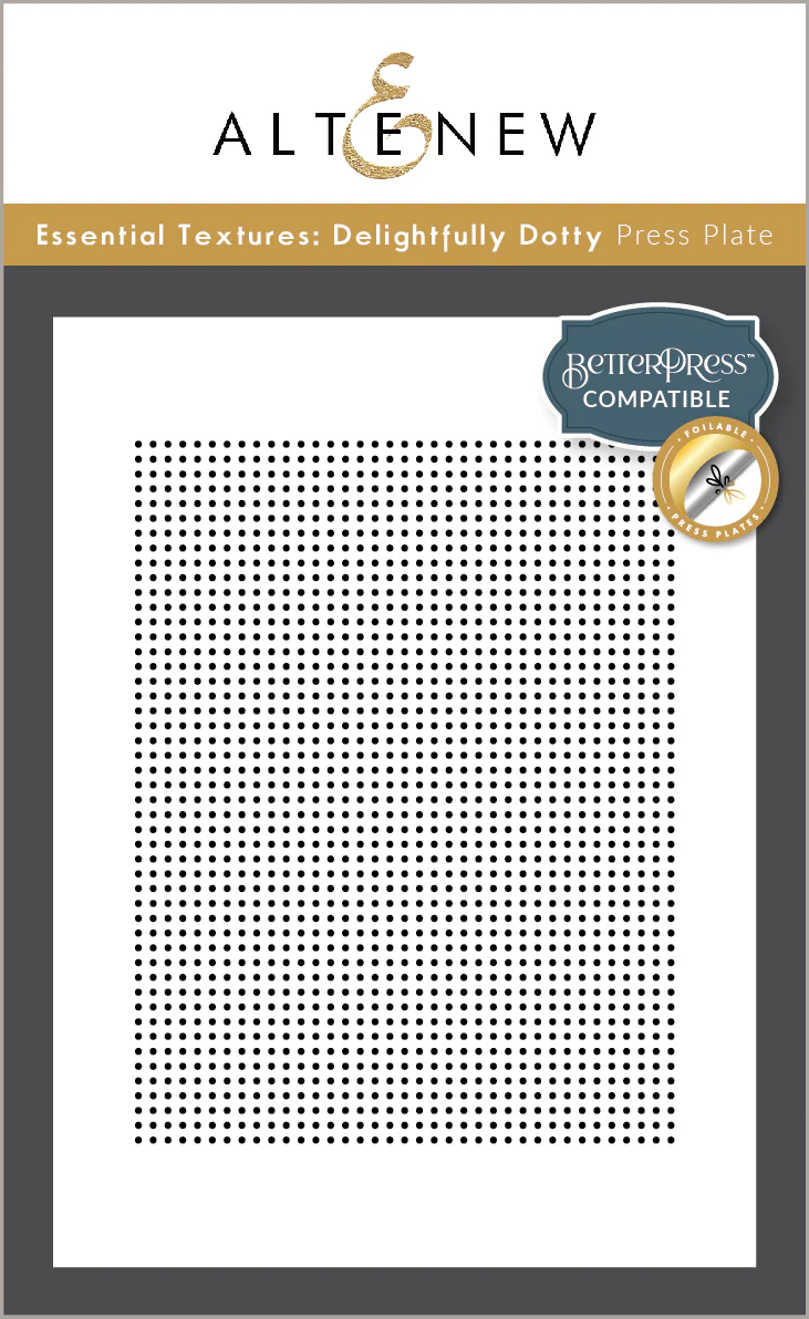 Altenew - Essential Textures: Delightfully Dotty Press Plate