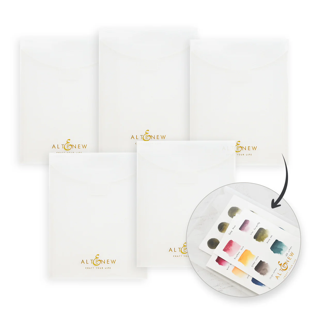 Altenew - Neat & Nifty 6.5" x 8.5" Storage Pockets Bundle (50 Pieces)