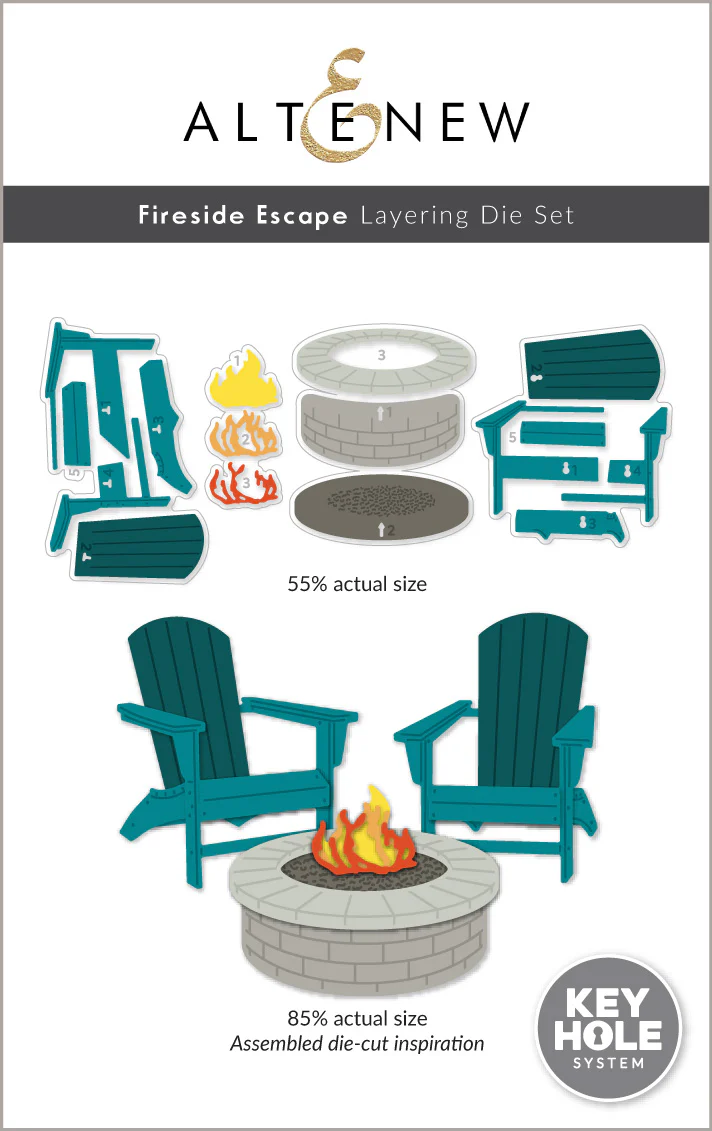 Altenew - Fireside Escape Die Set