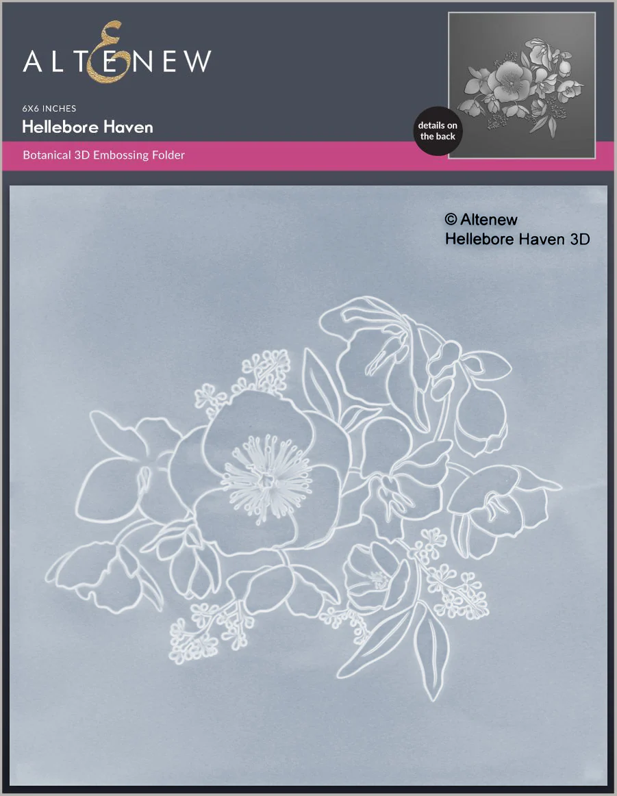 Altenew - Hellebore Haven 3D Embossing Folder