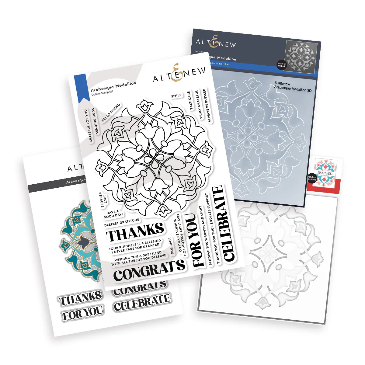 Altenew - Arabesque Medallion - Complete Bundle