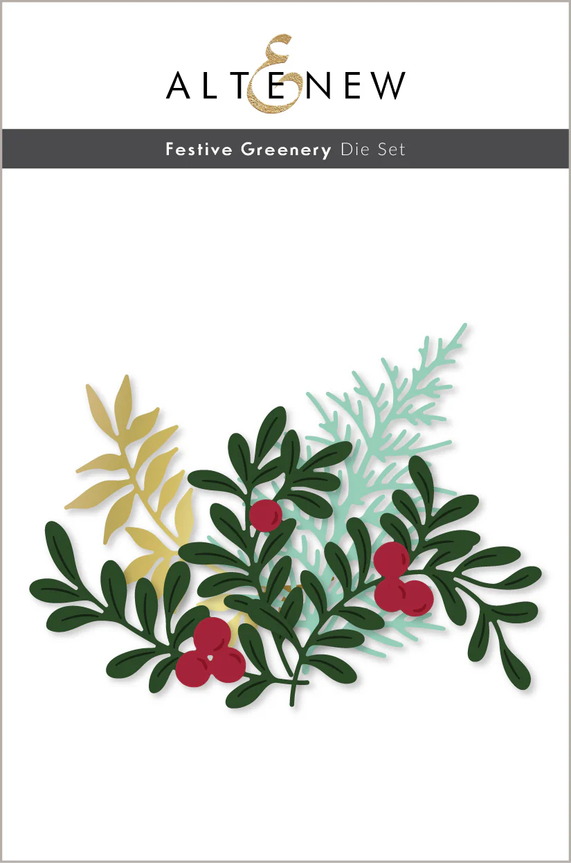 **NEW* - Altenew - Festive Greenery Die Set