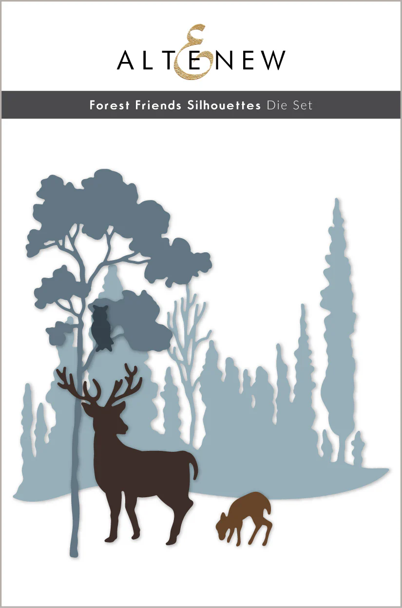 **NEW* - Altenew - Forest Friends Silhouettes Die Set