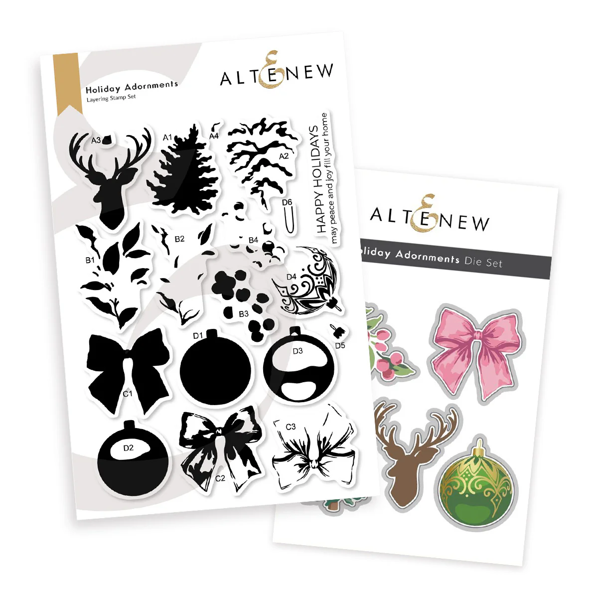 **NEW* - Altenew - Holiday Adornments - Complete Bundle