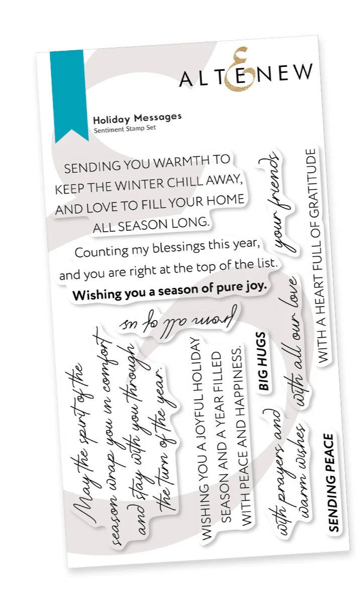 **NEW* - Altenew - Holiday Messages Stamp Set