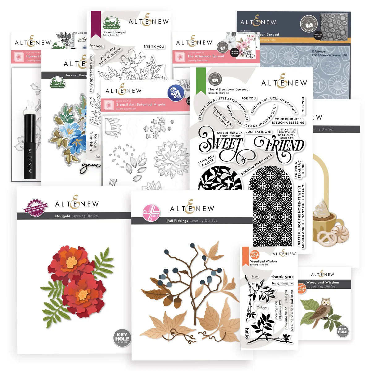 **NEW* - Altenew - Marvelous Monthly Series Bundle - September 2026 (13 items)
