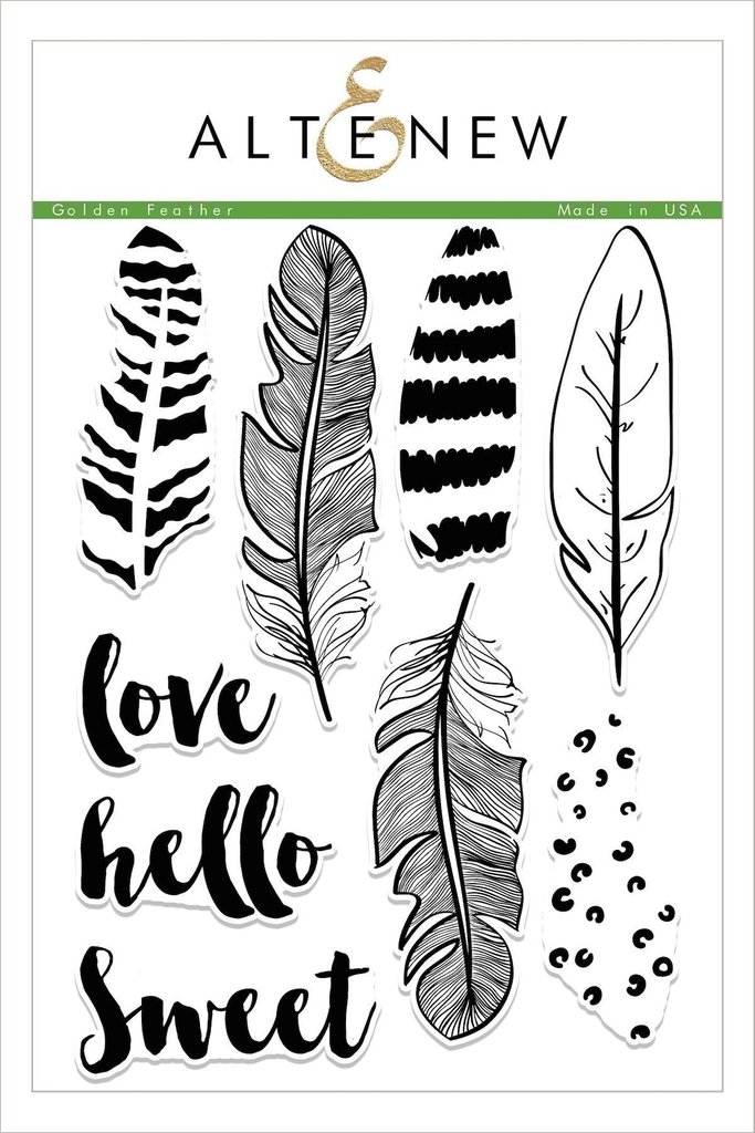 Altenew - Golden Feather Stamp Set