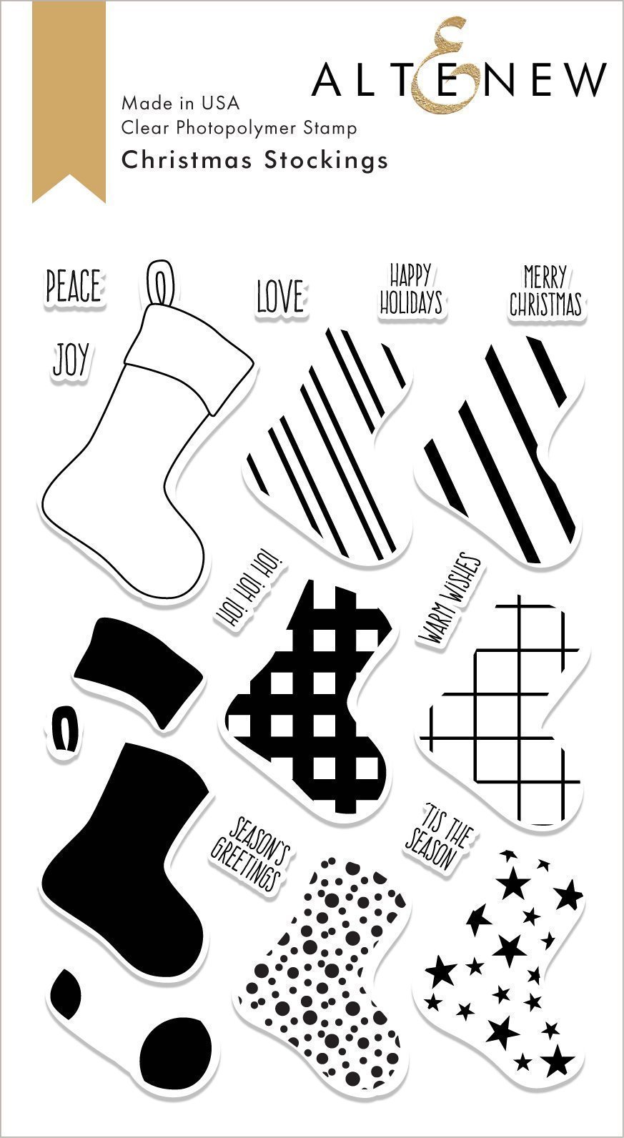 Altenew - Christmas Stockings Stamp Set