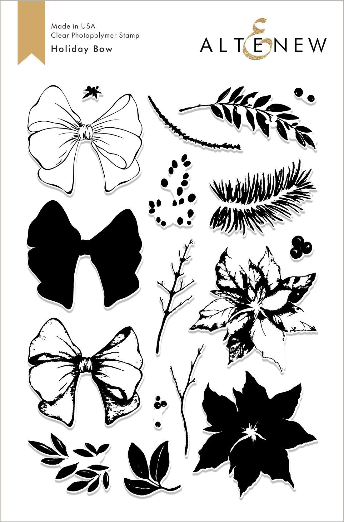 Altenew - Holiday Bow Stamp Set