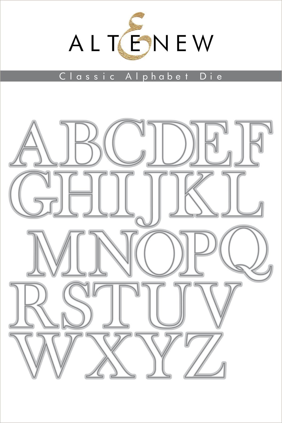Altenew - Classic Alphabet Die Set