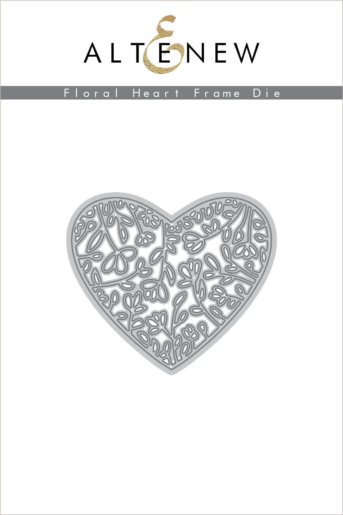 Altenew - Floral Heart Frame Die