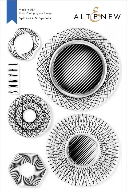 Altenew - Spheres & Spirals Stamp Set