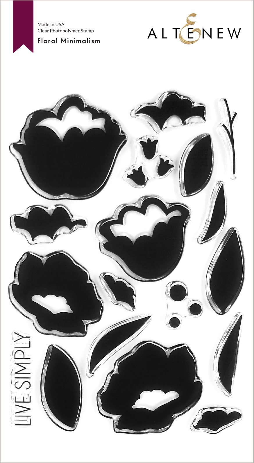 Altenew - Floral Minimalism Stamp Set