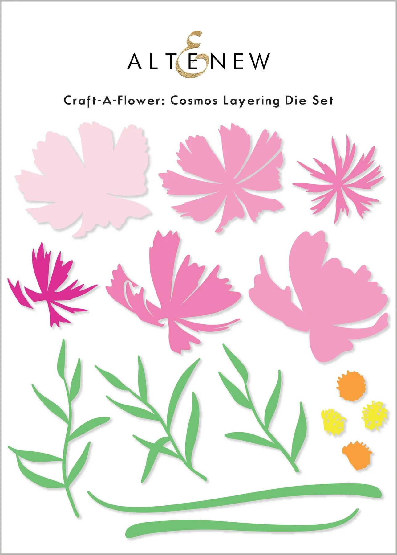 Altenew - Craft-A-Flower: Cosmos Layering Die Set