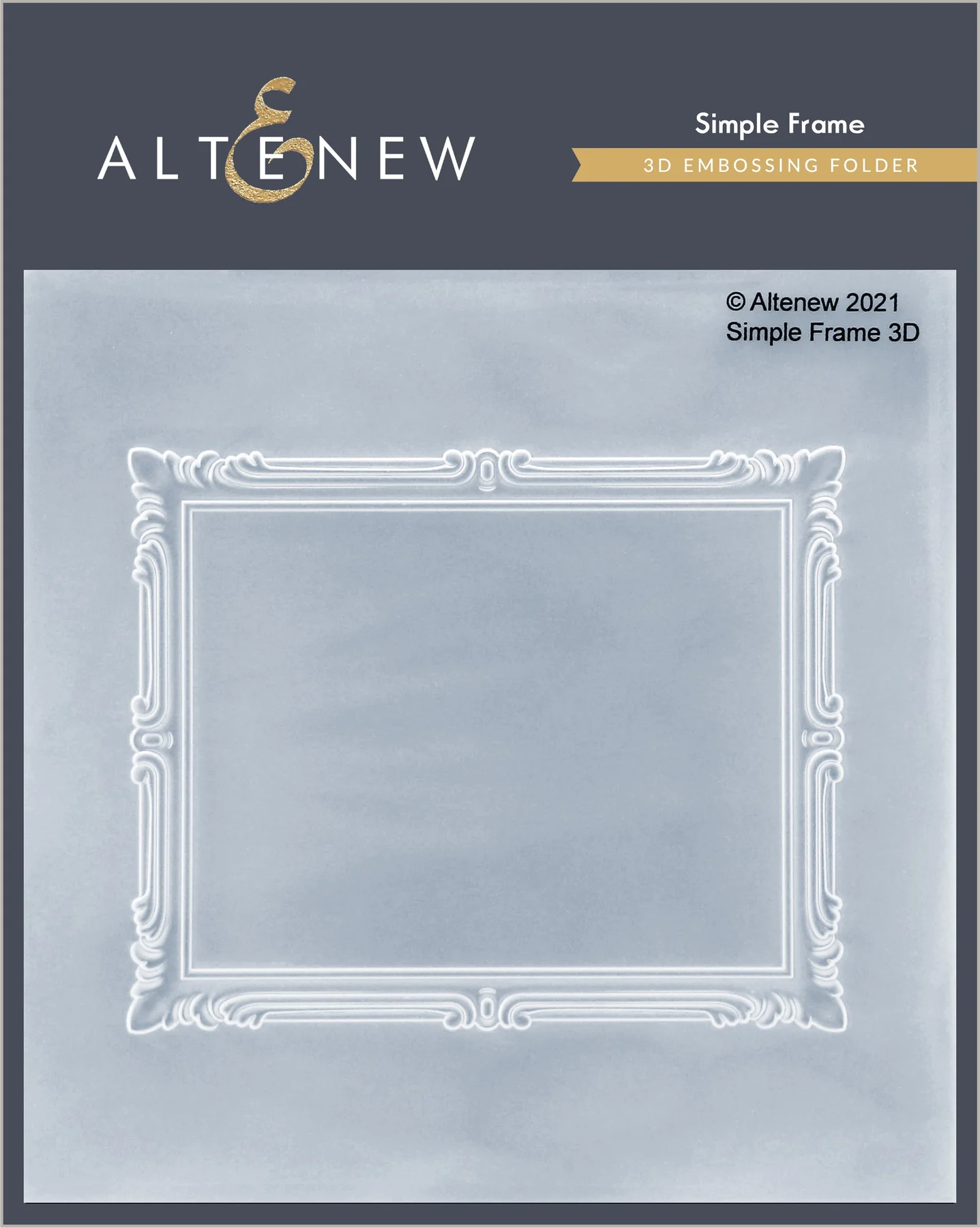 Altenew - Simple Frame - Embossing Folder