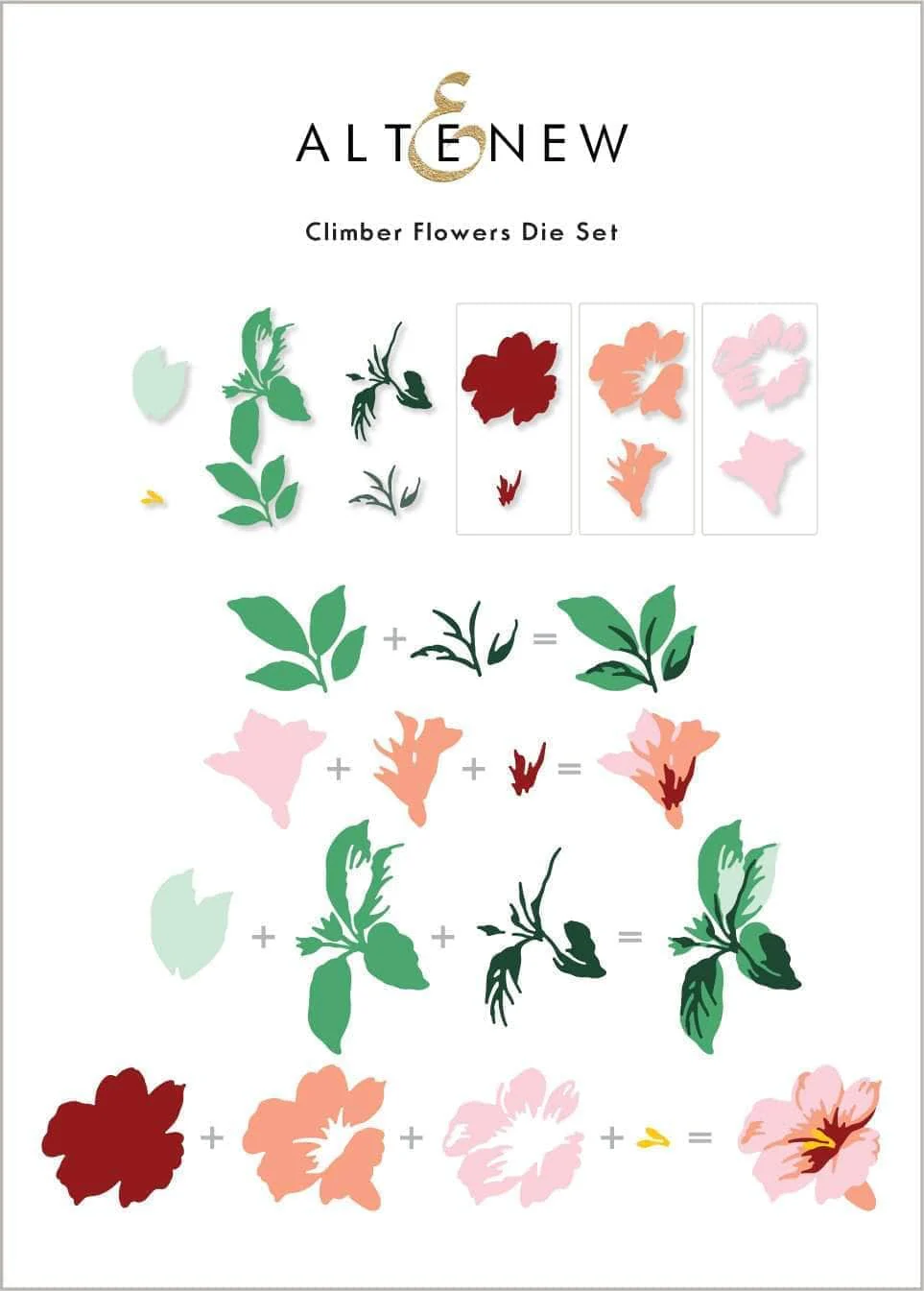 Altenew - Climber Flowers Die Set