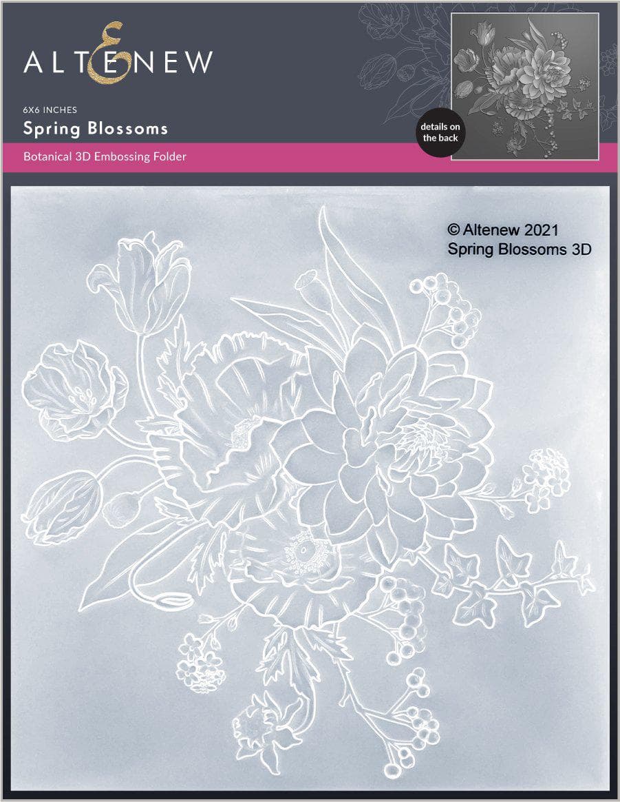 Altenew - Spring Blossoms 3D Embossing Folder