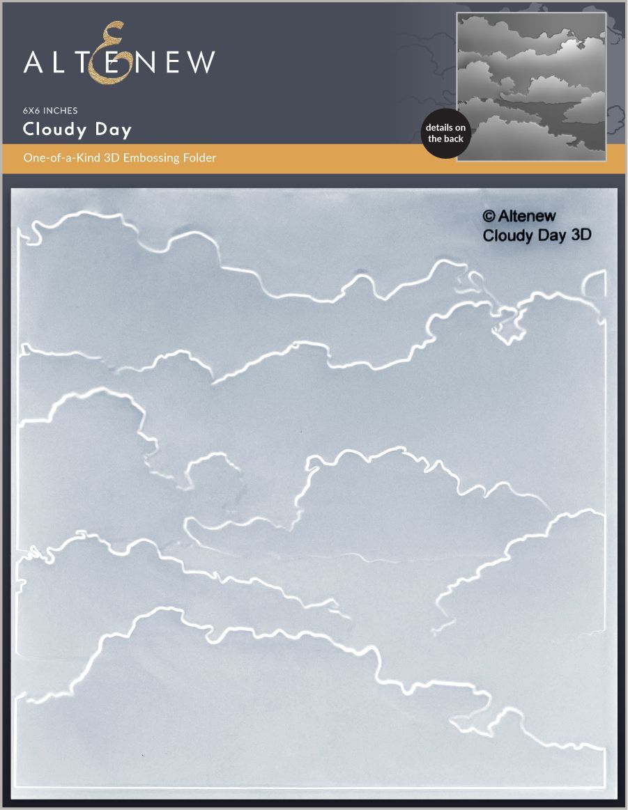 Altenew - Cloudy Day 3D Embossing Folder