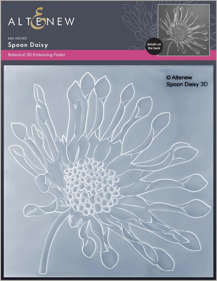 Altenew - Spoon Daisy 3D Embossing Folder